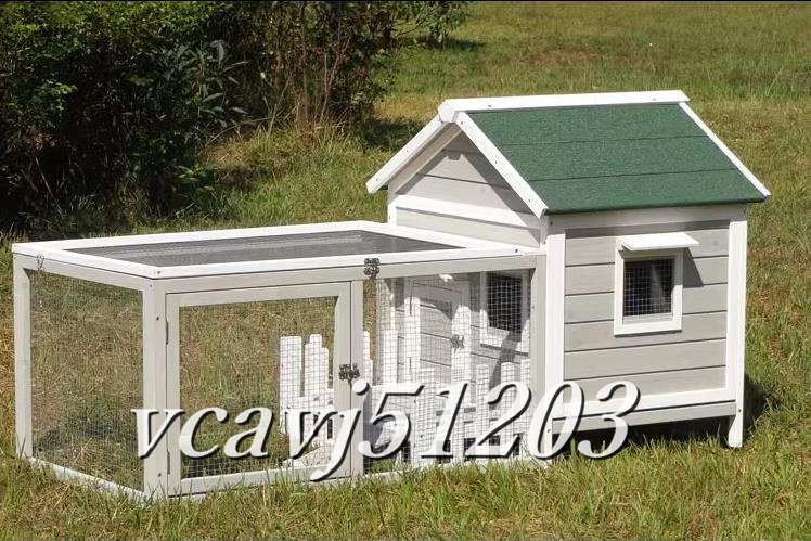 * beautiful goods * high quality * chicken small shop . dog cat small shop wooden pet holiday house rainproof . corrosion gorgeous house rabbit chicken small shop breeding outdoors .. garden gray 