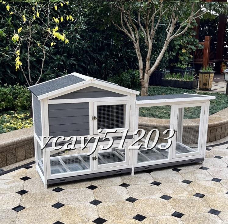 * beautiful goods * chicken small shop gorgeous . house is to small shop pet holiday house wooden rabbit bird cage small shop rainproof . corrosion outdoors .. breeding garden cleaning easy to do 