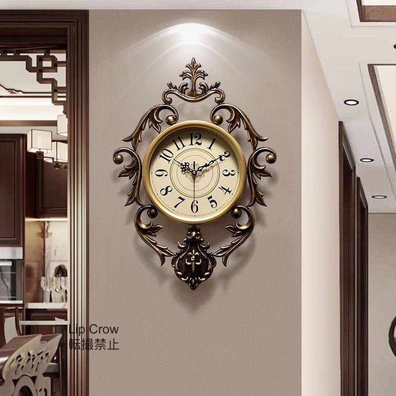 北欧 壁掛け時計 アンティーク ヨーロピアンスタイル アート 装飾品 インテリア デザイナーズ アナログ 静か おしゃれの画像3