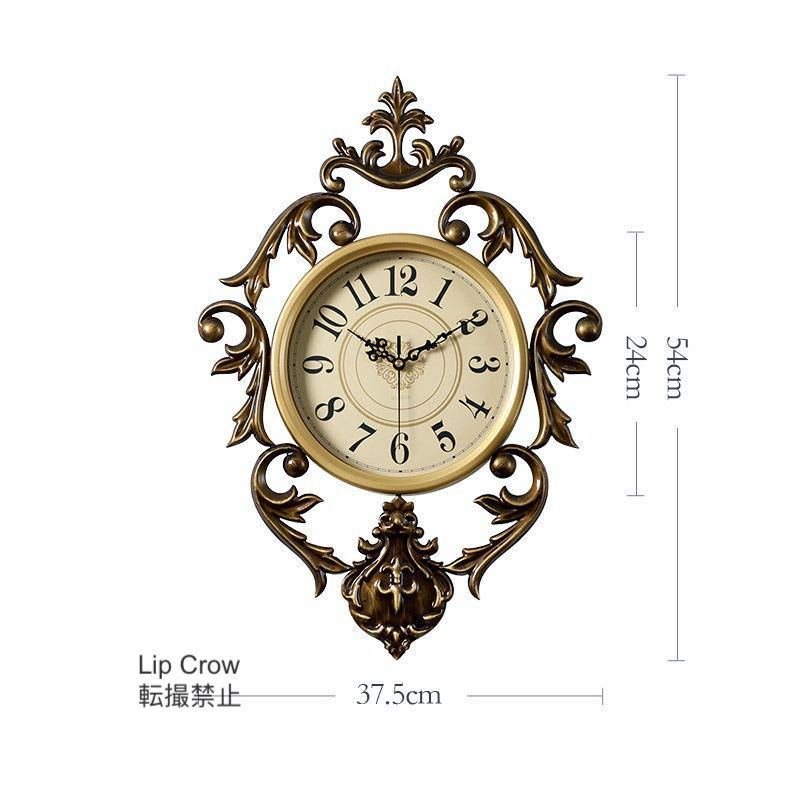 北欧 壁掛け時計 アンティーク ヨーロピアンスタイル アート 装飾品 インテリア デザイナーズ アナログ 静か おしゃれの画像2