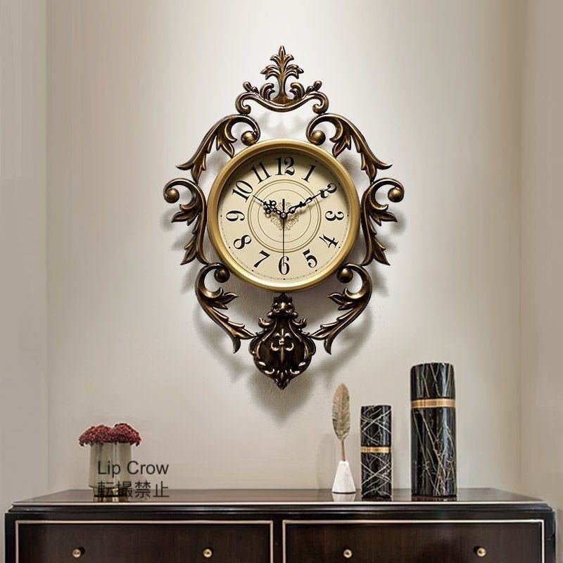 北欧 壁掛け時計 アンティーク ヨーロピアンスタイル アート 装飾品 インテリア デザイナーズ アナログ 静か おしゃれの画像6