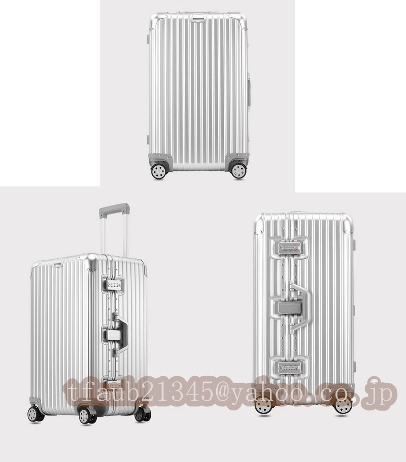 スーツケース アルミ合金ボディ 26インチ 全4色 大容量 キャリーバッグ キャリーケース トランク TSAロック 出張_画像9