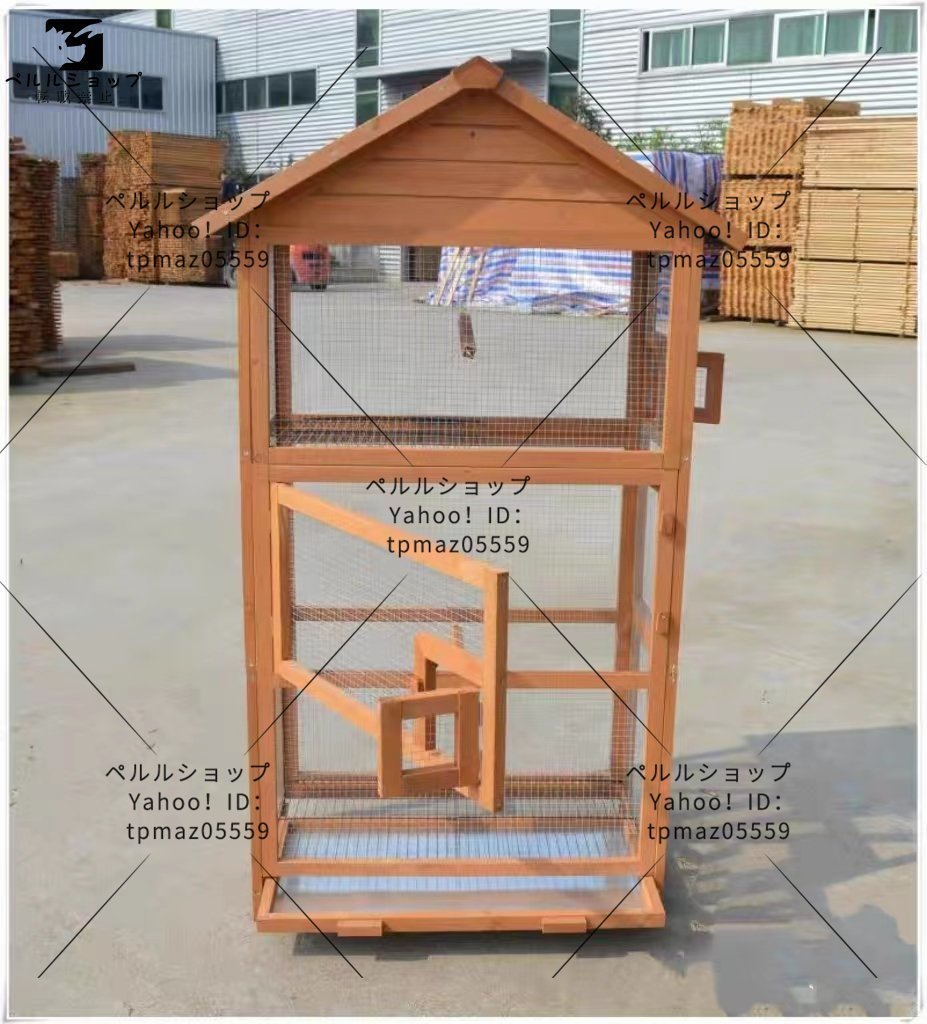  high quality small animals cage bird cage breeding cage holiday house bird is .... wooden canopy 94*55*160cm construction type natural Japanese cedar material 2 сolor selection possibility 