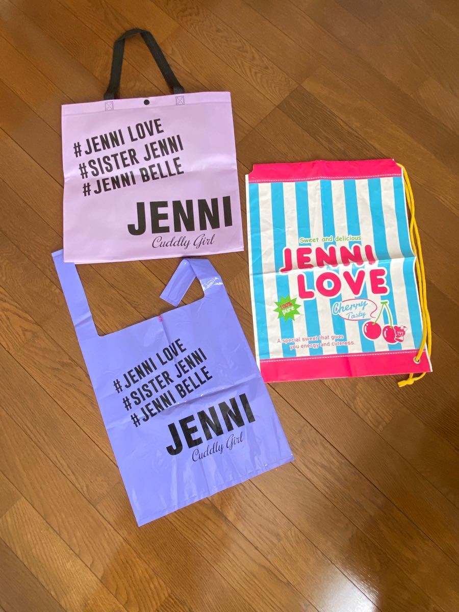 JENNI ジェニィ　ショッパー　ビニール袋　ショップ袋　3点まとめ売り