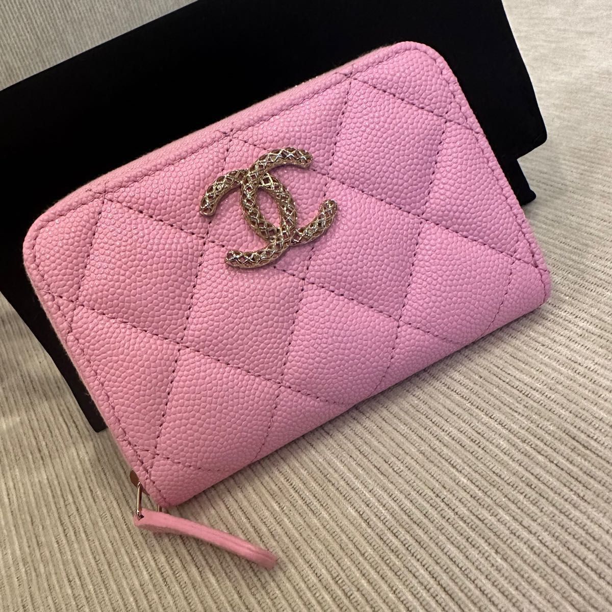 CHANEL シャネル ジップコインパース コインケース ミニ財布 バイ