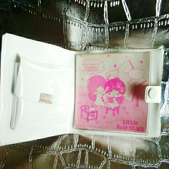  rare 1976ki Kirara Sanrio purse wallet Showa Retro case pouch 76 1976 year 76 year the first period that time thing Showa Retro Showa Retro fancy 