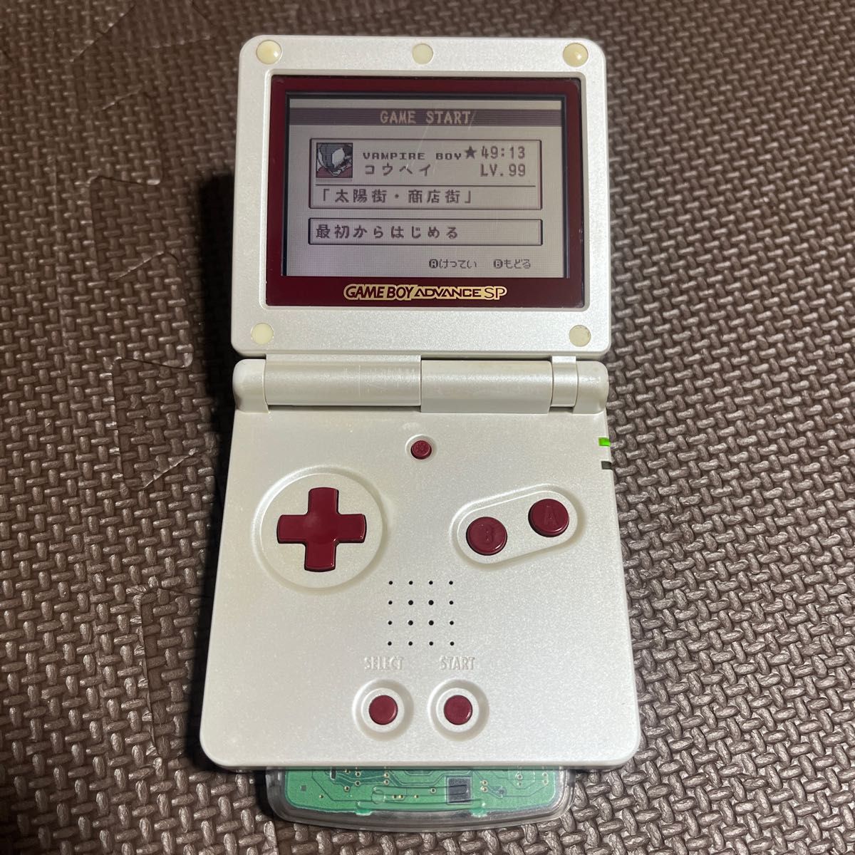 GBA『エキサイトバイク』取説付き！ゲームボーイアドバンスSP - 携帯用