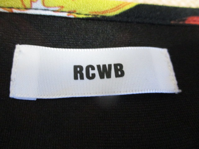 RCWB 黒にカラフル花★ロング～ボリュームワンピースの画像7
