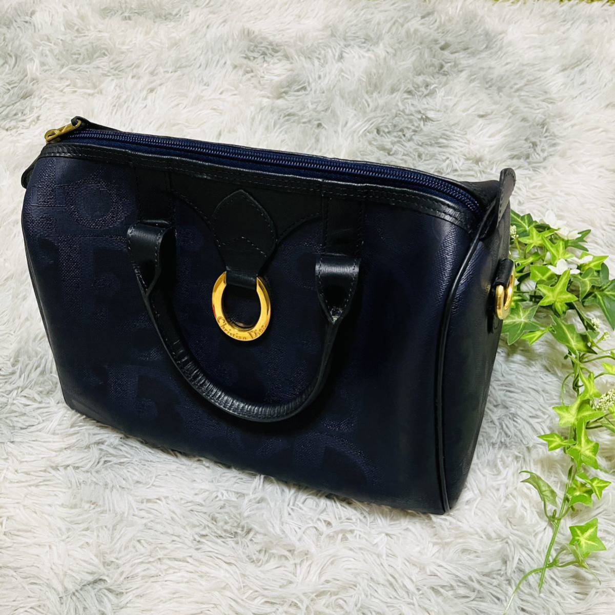 最新発見 Christian Dior 南京錠付き 2way ショルダーバッグ バッグ