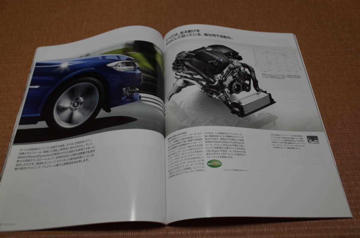 BMW 3シリーズ カブリオレ 厚口版 本カタログ 2011年10月版 335i カブリオレ 新品の画像8