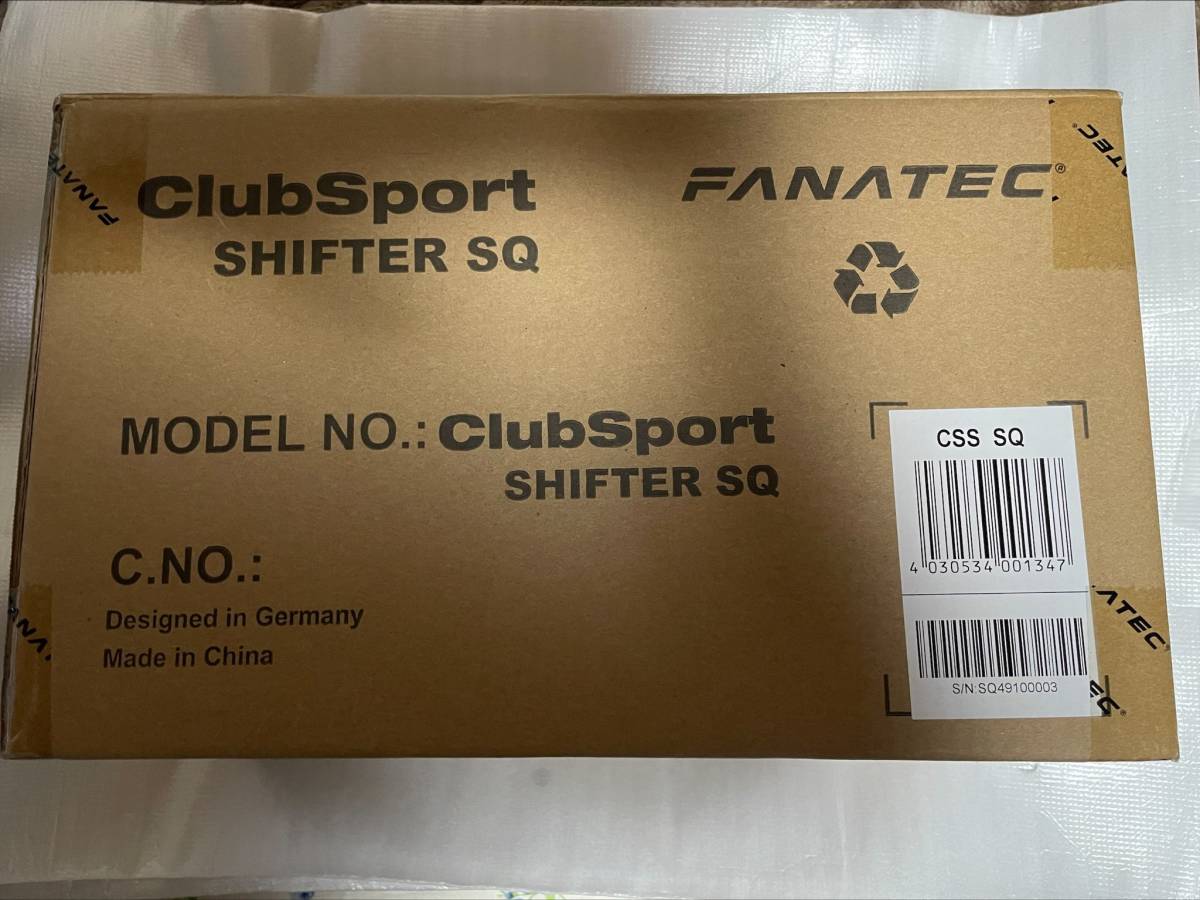 【使用期間短】ファナテック FANATEC ClubSport Shifter SQ V 1.5 シフター