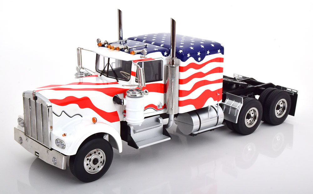 Road Kings 1/18　Kenworth W900　Stars & Stripes　トレーラー　ヘッド