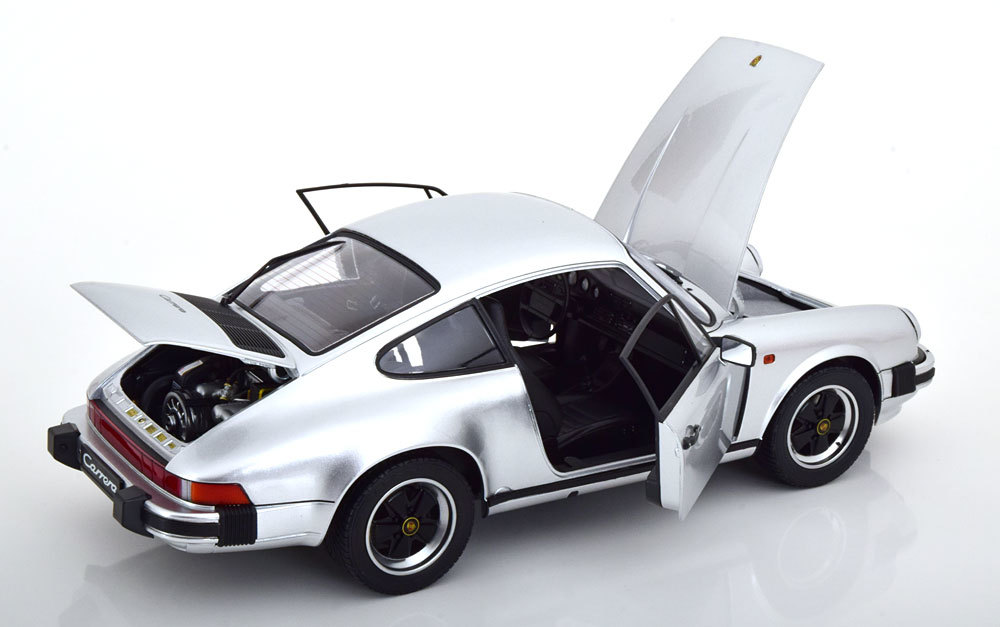 Schuco 1/12 Porsche 911 Carrera 3.2 Coupe silver Porsche Bick scale Schuco 