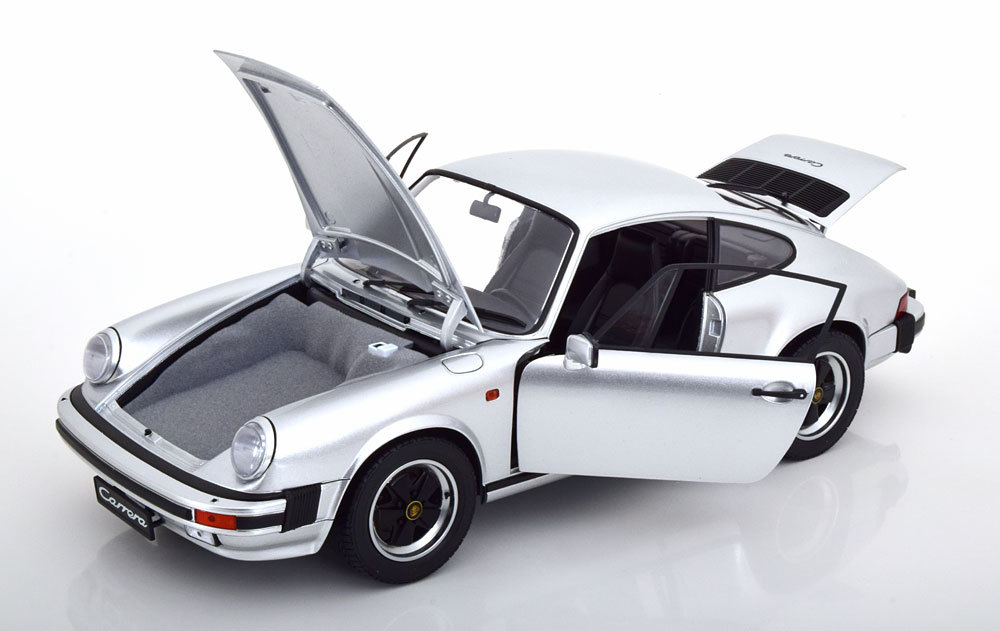 Schuco 1/12 Porsche 911 Carrera 3.2 Coupe silver Porsche Bick scale Schuco 