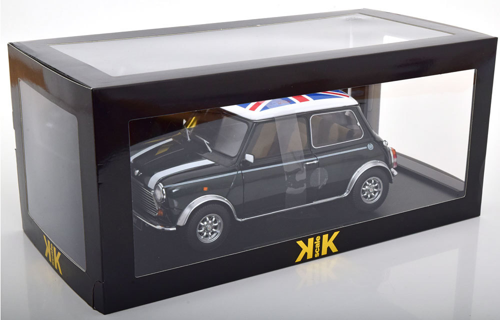 KK scale 1/12 Mini Cooper RHD darkgreen Union jack　ダイキャスト製　ビックスケール_画像4