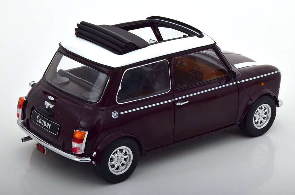 KK scale 1/12 Mini Cooper LHD purple　ダイキャスト製　ビックスケール_画像2