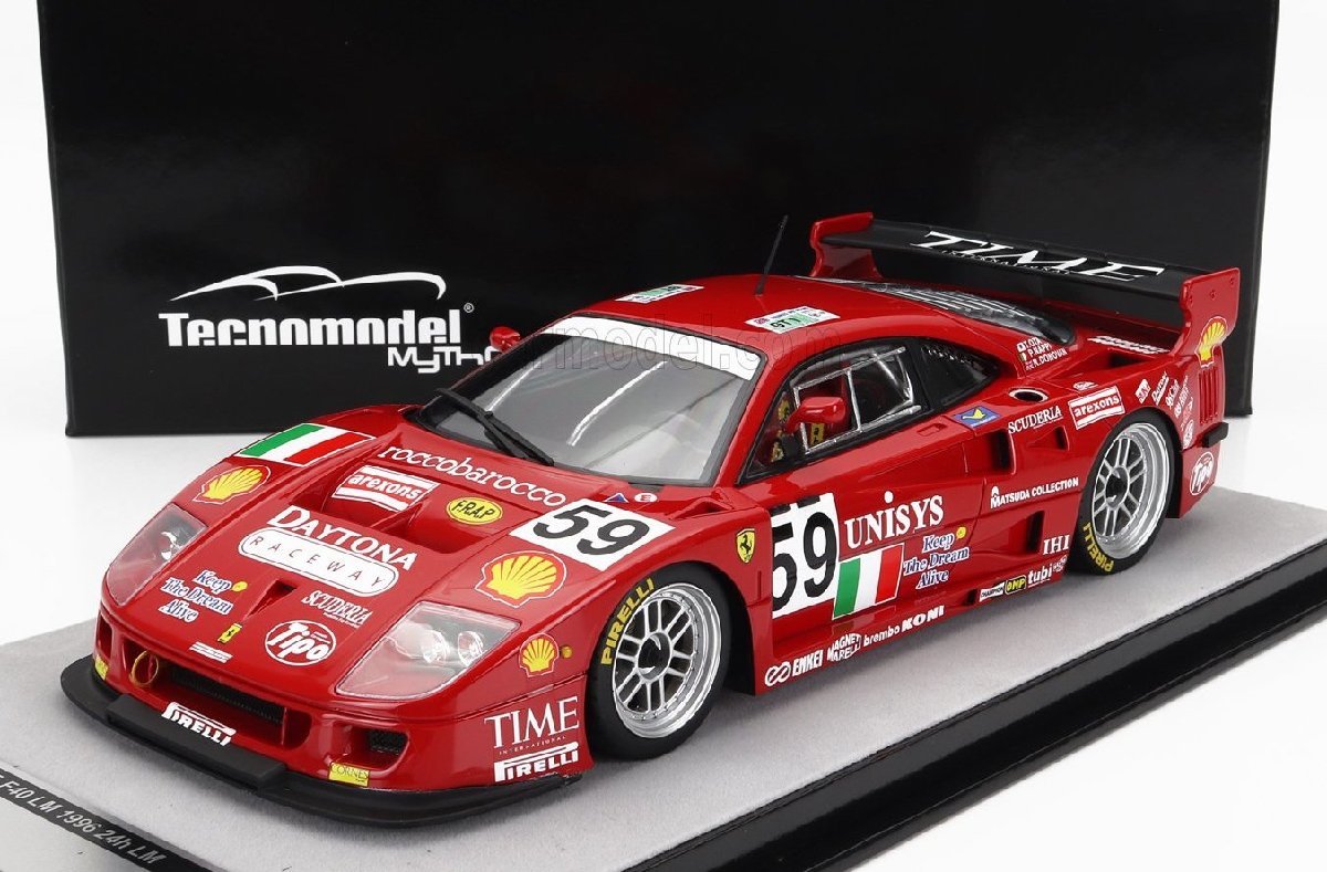 2022 新作】 F40 Ferrari 1/18 TECNOMODEL GTE 1996 フェラーリ テクノ