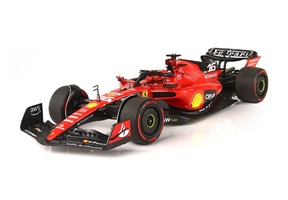 < reservation goods > BBR 1/18 Ferrari SF23 Bahrain GP 2023 C. Leclerc Ferrari ru clair BBR231816