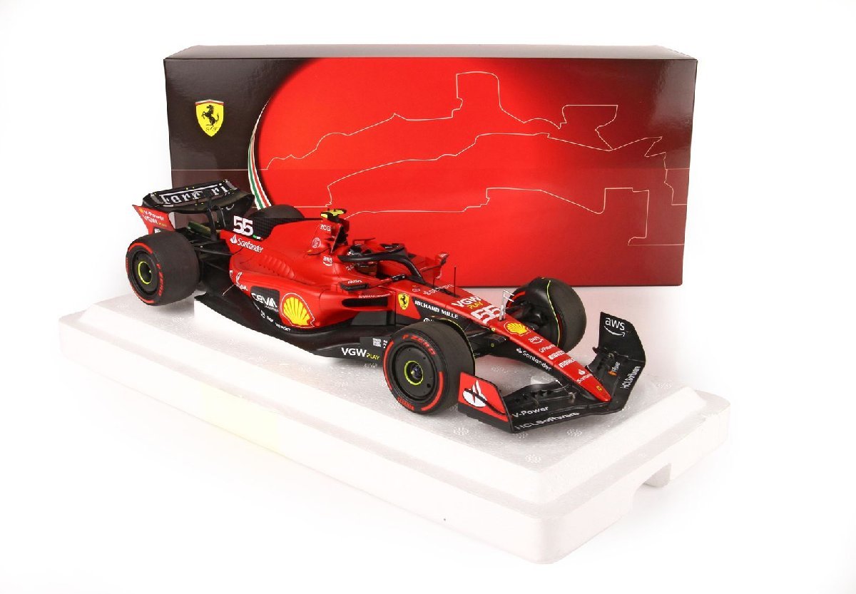 ＜予約品＞　BBR 1/18 Ferrari SF23 Bahrain GP 2023 C. Sainz　フェラーリ　サインツ　BBR231855