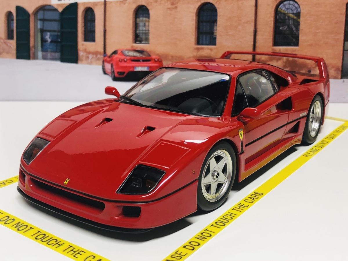 KK scale 1/18 Ferrari F40 レッド ダイキャスト製 フェラーリの画像1