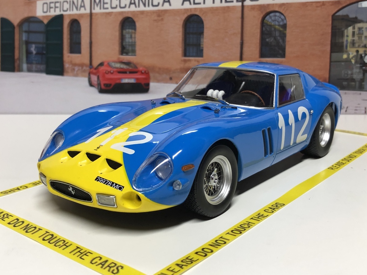 KK scale 1/18 Ferrari 250 GTO #112 TARGA FLORIO 1964 U.NORINDER - P.TROBERG　ダイキャスト製　フェラーリ_画像1