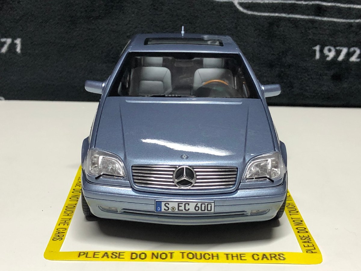 norev 1/18 Mercedes Benz CL 600 C140 1997 lightblue　メルセデス　ベンツ　ノレブ　ディーラー特注品_画像3