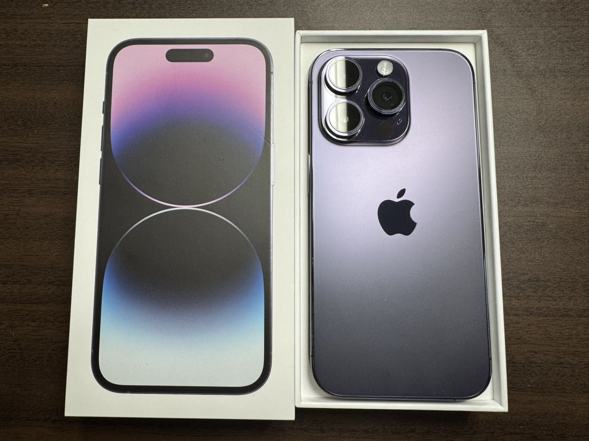 史上最も激安 iPhone 14 PRO 256GB SIMフリー Apple購入 ディープ