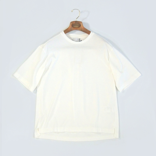 【定価1.3万・新品・M】INVERT（インバート）ギザコットン オーバーサイズクルーネックTシャツ ホワイト IVC-CS1