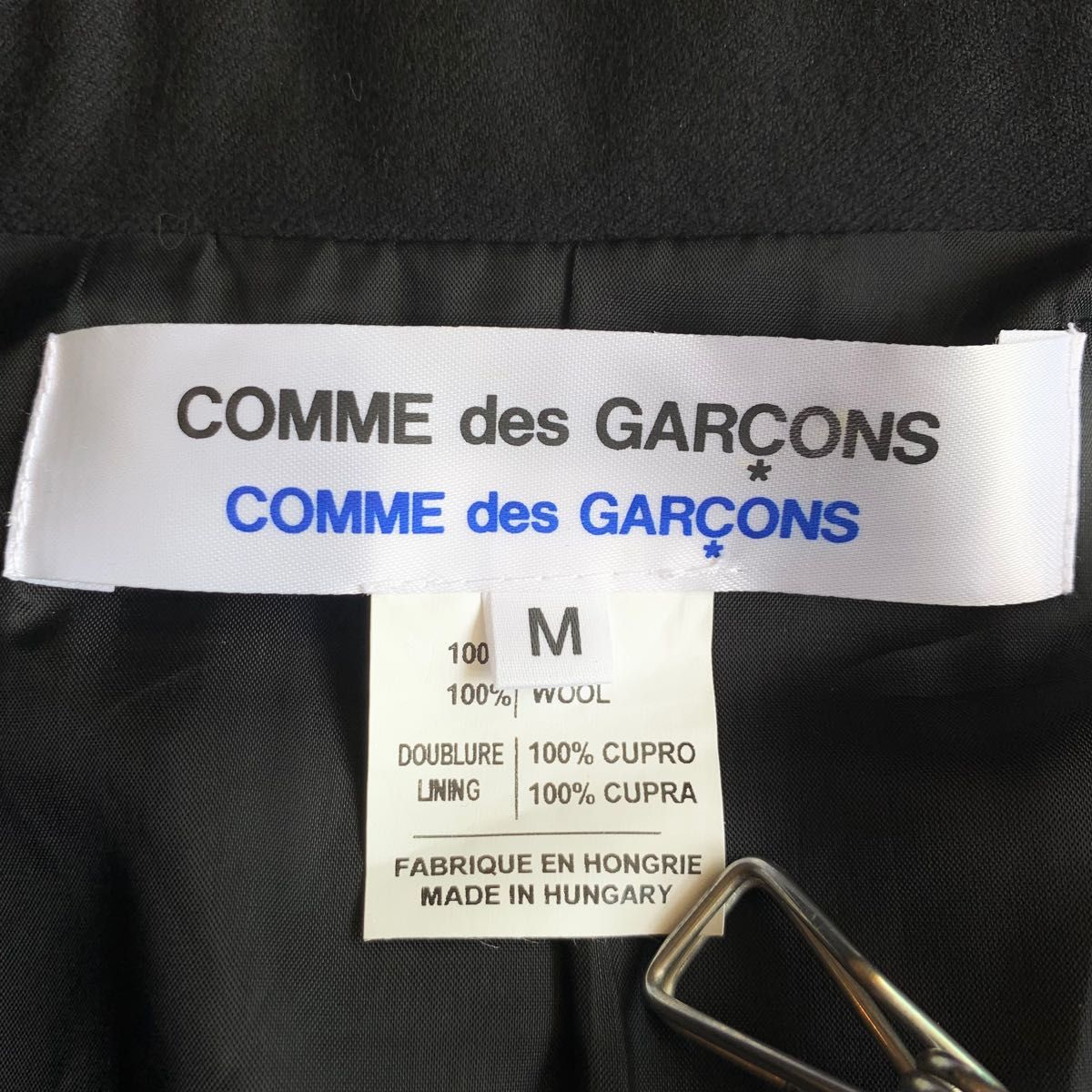 美品》COMME des GARCONS コムデギャルソン コムコム 金ボタン