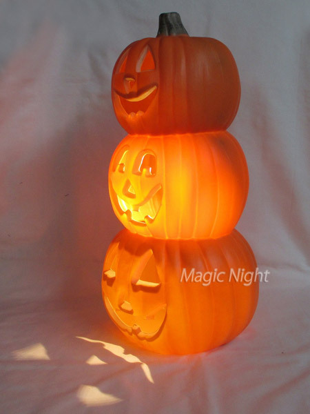 3 ream pumpkin lantern total height 46cm Halloween lantern 