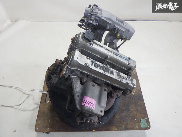 実働外し! トヨタ 純正 AE86 レビン トレノ 4A-GE 4AG エンジン