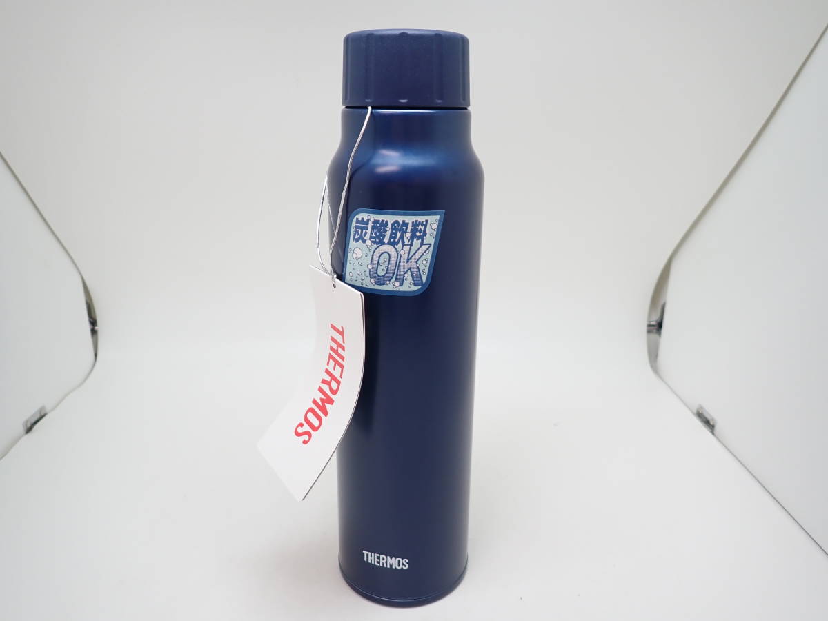 42047★ THERMOS サーモス 保冷炭酸飲料ボトル FJK-750 ネイビー 0.75L 水筒 炭酸 ★ 未使用品の画像7