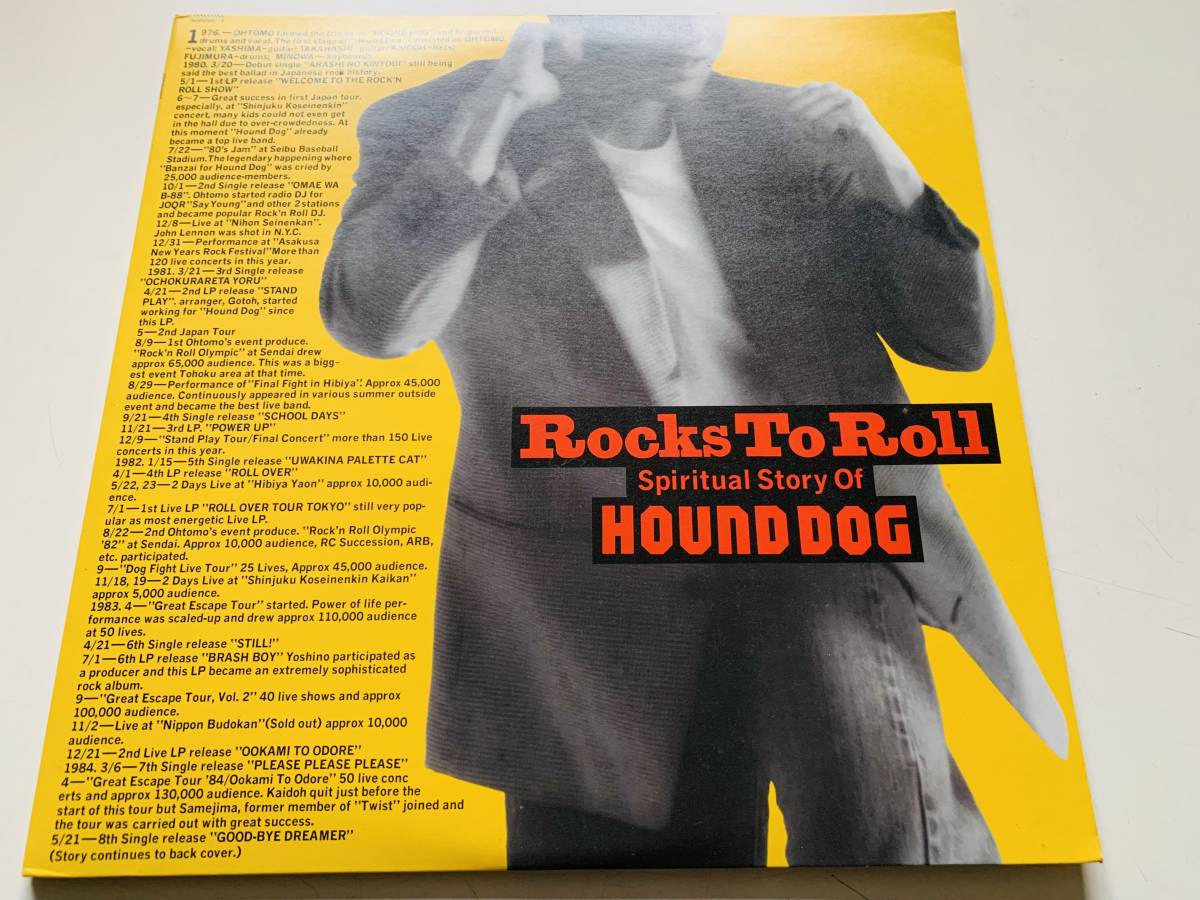HOUND DOGハウンド・ドッグ　／Rocks To Roll ＜中古LP＞_画像1