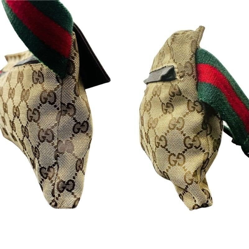 GUCCI グッチ ボディバッグ 28566 シェリーライン GGキャンパス×レザー 本体のみ 【中古】 K2309K149_画像3