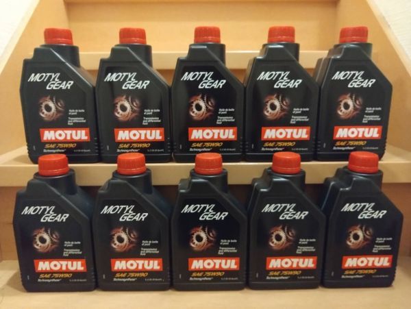 モチュール MOTUL MOTYL GEAR 75W90 1L 10本 10缶 モーチル ギア 正規品_画像1