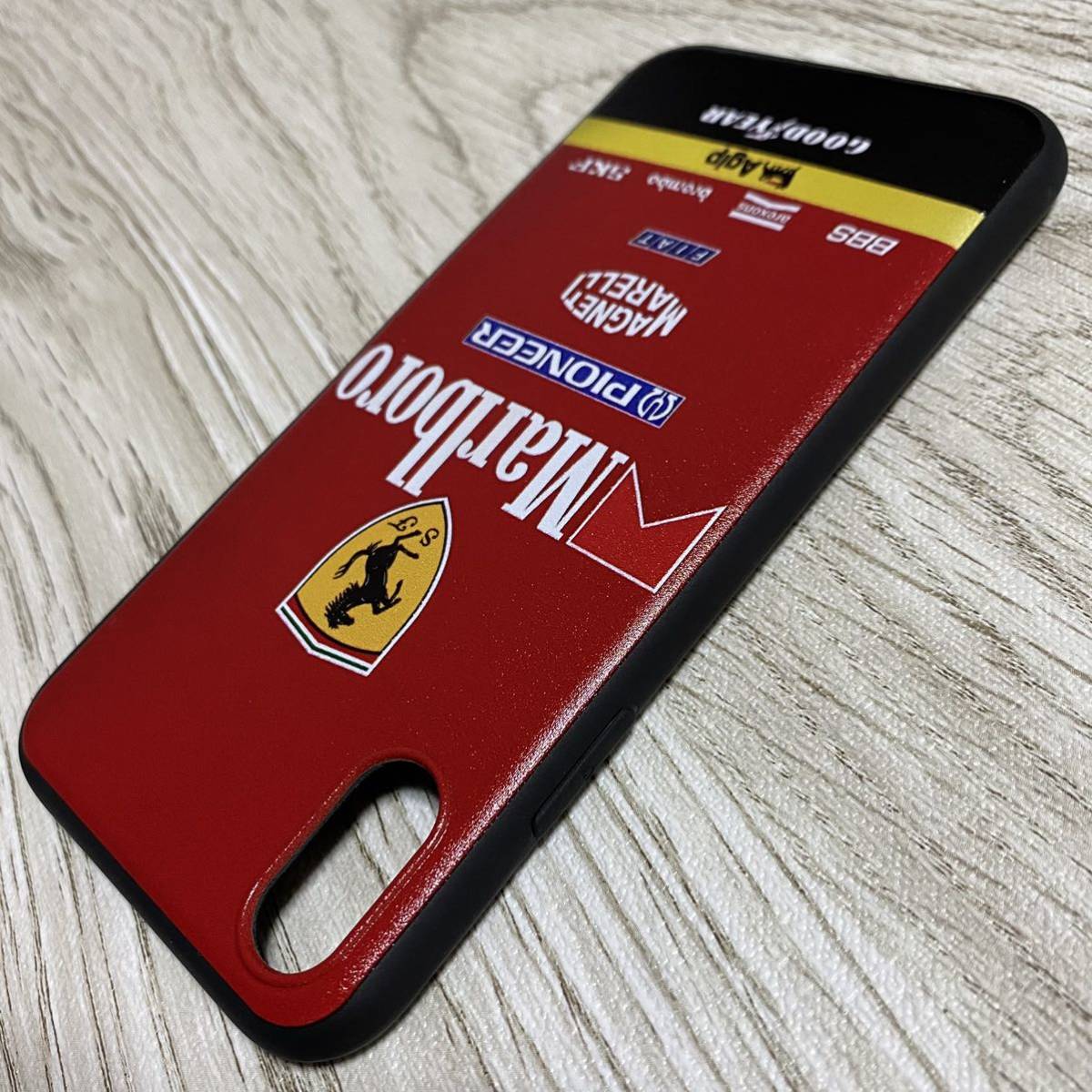  Maar BORO Ferrari iPhone X / XS кейс F1 Ferrari Marlboro Prost areji Schumacher смартфон 