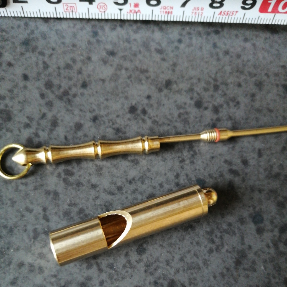 銅製笛と外せる多用途耳掻き_画像5