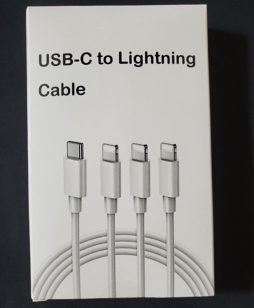 USB-C to Lightning Cable ライトニングケーブル ブラック