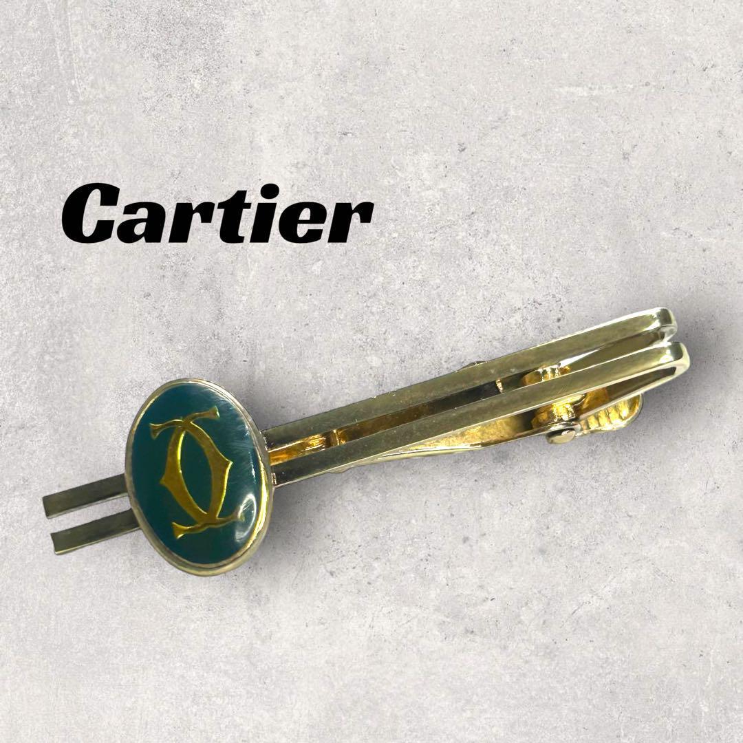 メーカー直送】 【良品】Cartier カルティエ ネクタイピン ゴールド系