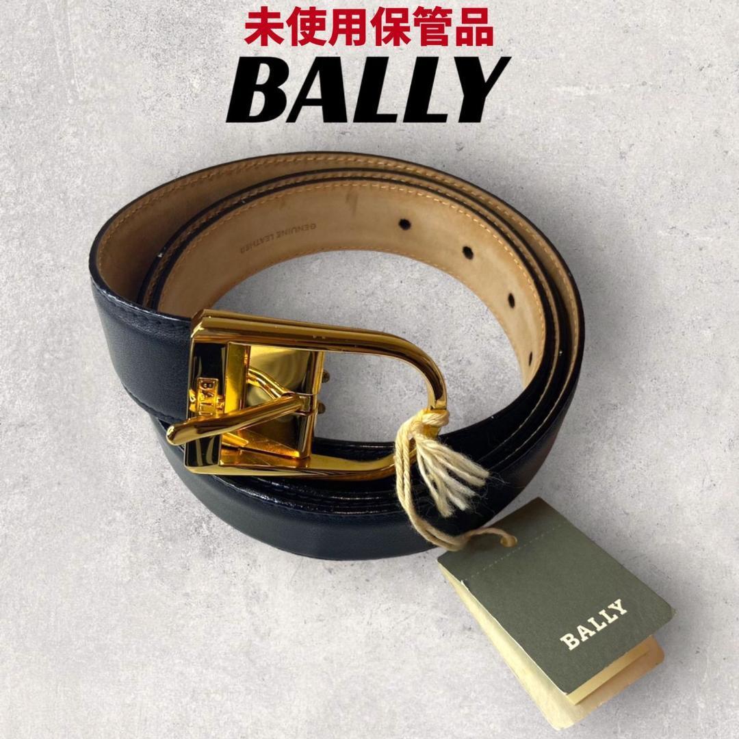 【未使用保管品】バリー　BALLY　ベルト　メンズ　ブラック