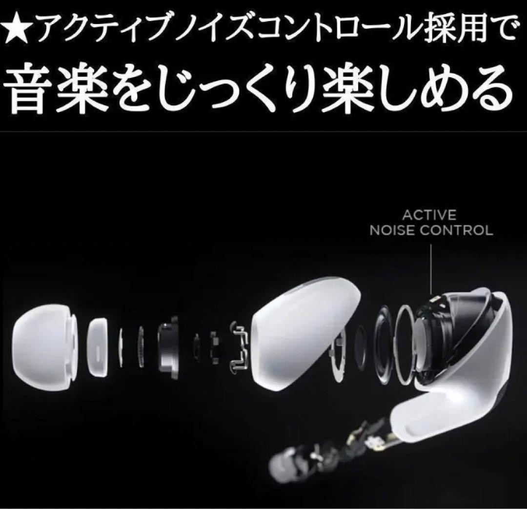 5個限定1円〜 新品Apple AirPods Pro 第2世代型互換品bluetooth TWS