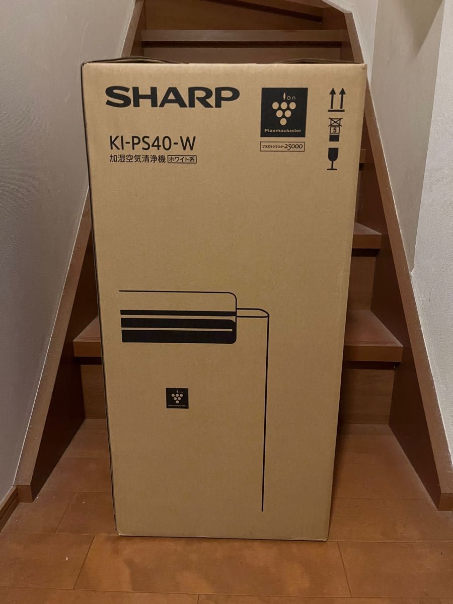 SHARP - 【新品未開封】シャープ 加湿空気清浄機 KI-JS40Wプラズマ