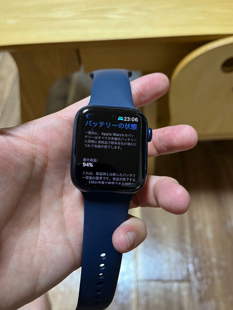 Apple Watch series6 44mm GPSモデル　ネイビー