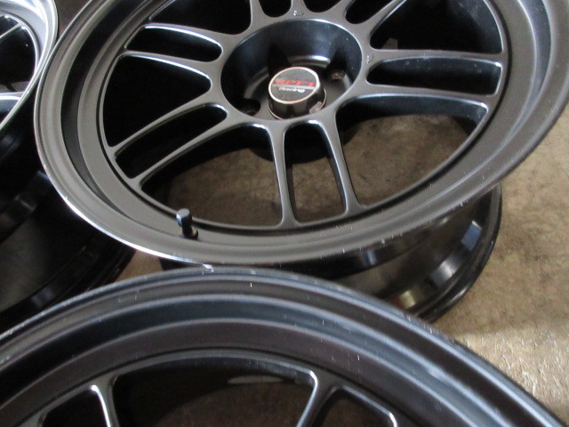 軽量&日本製4本set!! ENKEI Racing RPF1 (黒) (18x9,5+15 5H/114,3) GT-R ランエボ シルビア スカイライン フェアレディZ RX-7 ドリ車 峠 _画像6