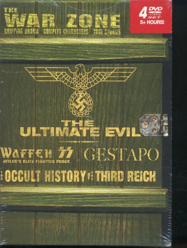 未開封4DVD War Zone THE ULTIMATE EVIL ゲシュタポ ナチス 第二次世界大戦 Waffen SS, Gestapo The Occult History of the Third Reich_画像1