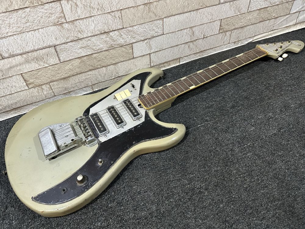 TESCO ビザールギター YG-6 訳あり品 Yahoo!オークション - 78 Teisco YG-6 ビザール エレキギター