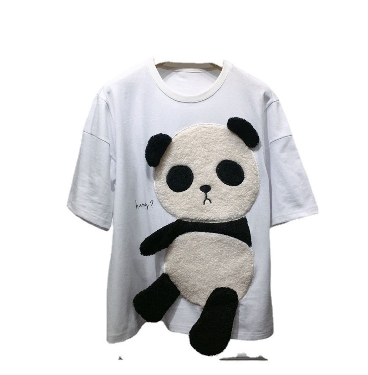 【006290L】バンダ 半袖 Tシャツ ビッグシルエット ホワイト 半袖Tシャツ