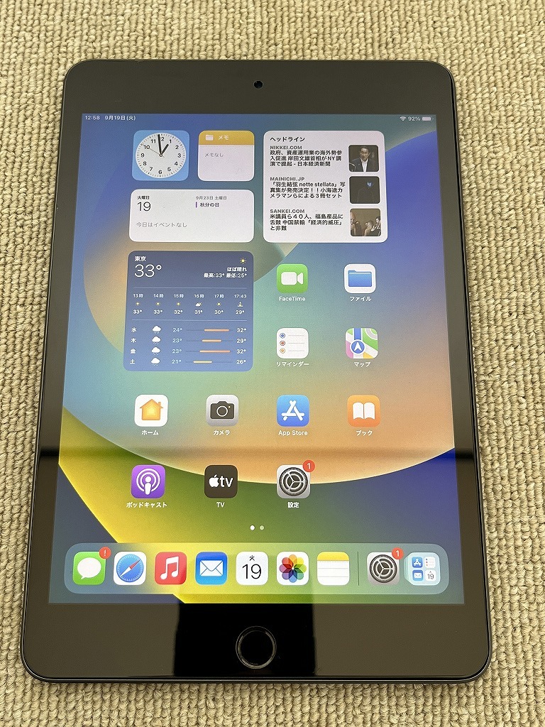 iPad mini（第5世代）64GB Wifiモデル中古品｜代購幫