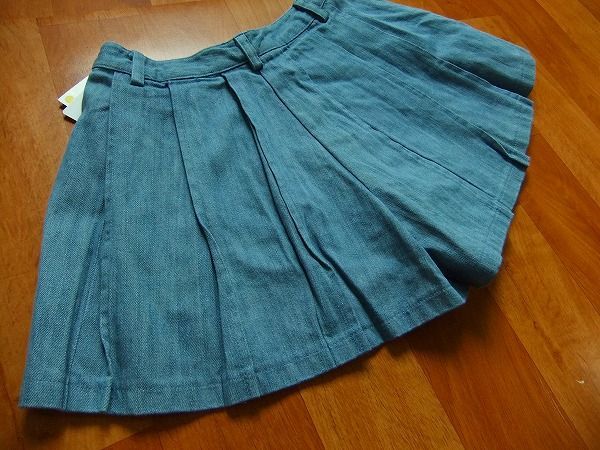 * new goods *3rd by VANQUISH vanquish * Denim * culotte skirt 