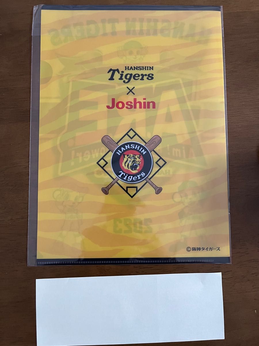 2023年 阪神タイガース優勝記念 A R Eクリアファイル ステッカー Joshin ジョーシン|PayPayフリマ 阪神タイガース優勝 Joshin クリアファイルステッカー